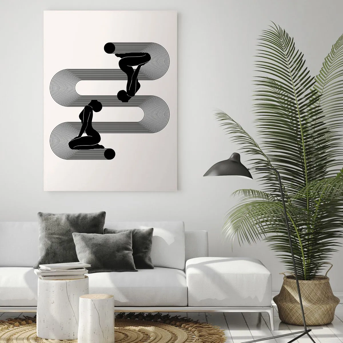 Glass picture - Sensual Symmetry - 50x70 cm