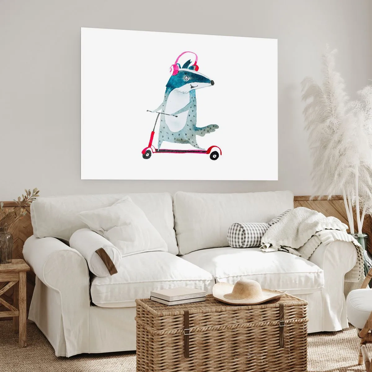 Poster - Joys of a Badger - 40x30 cm