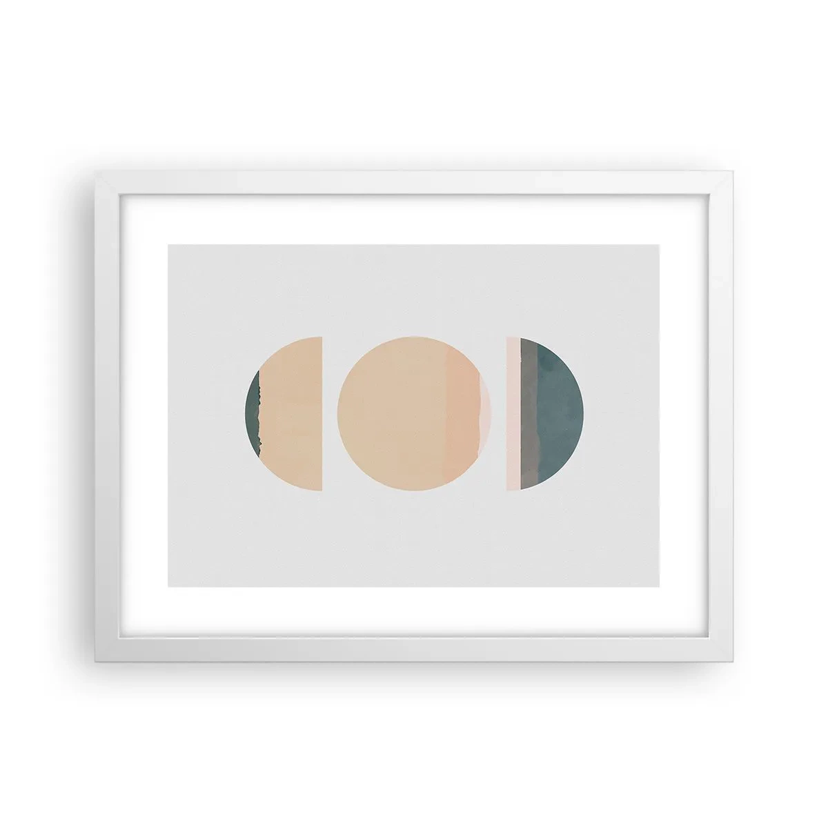 Poster in white frmae - Wheel after a Wheel - 40x30 cm