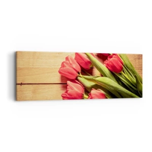 Canvas picture - Spring Confession - 90x30 cm