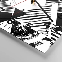 Clock face with numbers