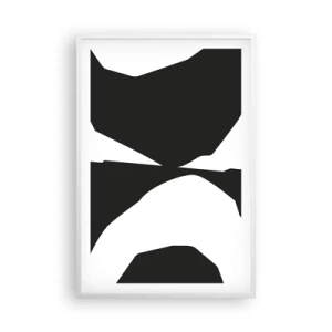 Poster in white frmae - Positive - Negative - 61x91 cm