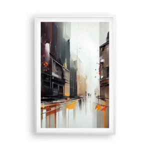 Poster in white frmae - Rainy Day - 61x91 cm