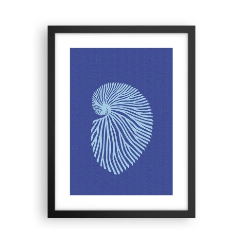 Poster in black frame - Birth of a Shell - 30x40 cm