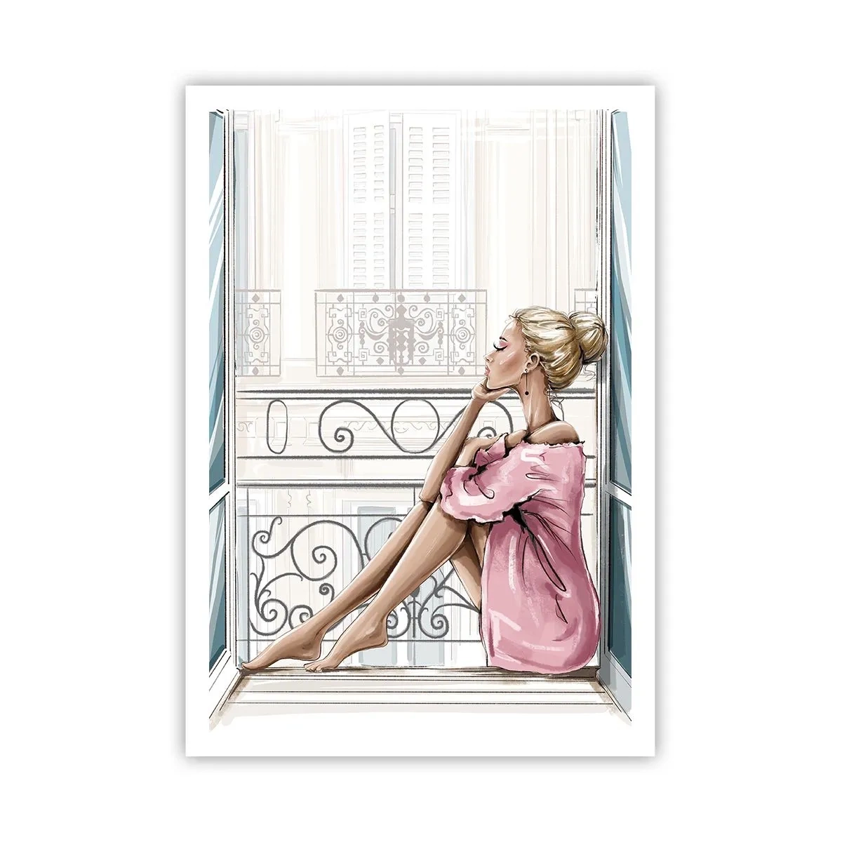 Poster - Morning in Paris - 70x100 cm