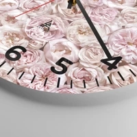 Clock face with numbers