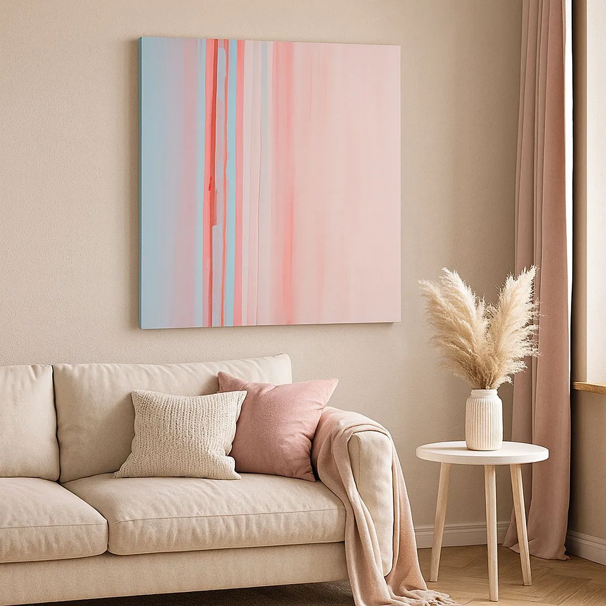 Canvas picture - Abstract at Dawn - 30x30 cm