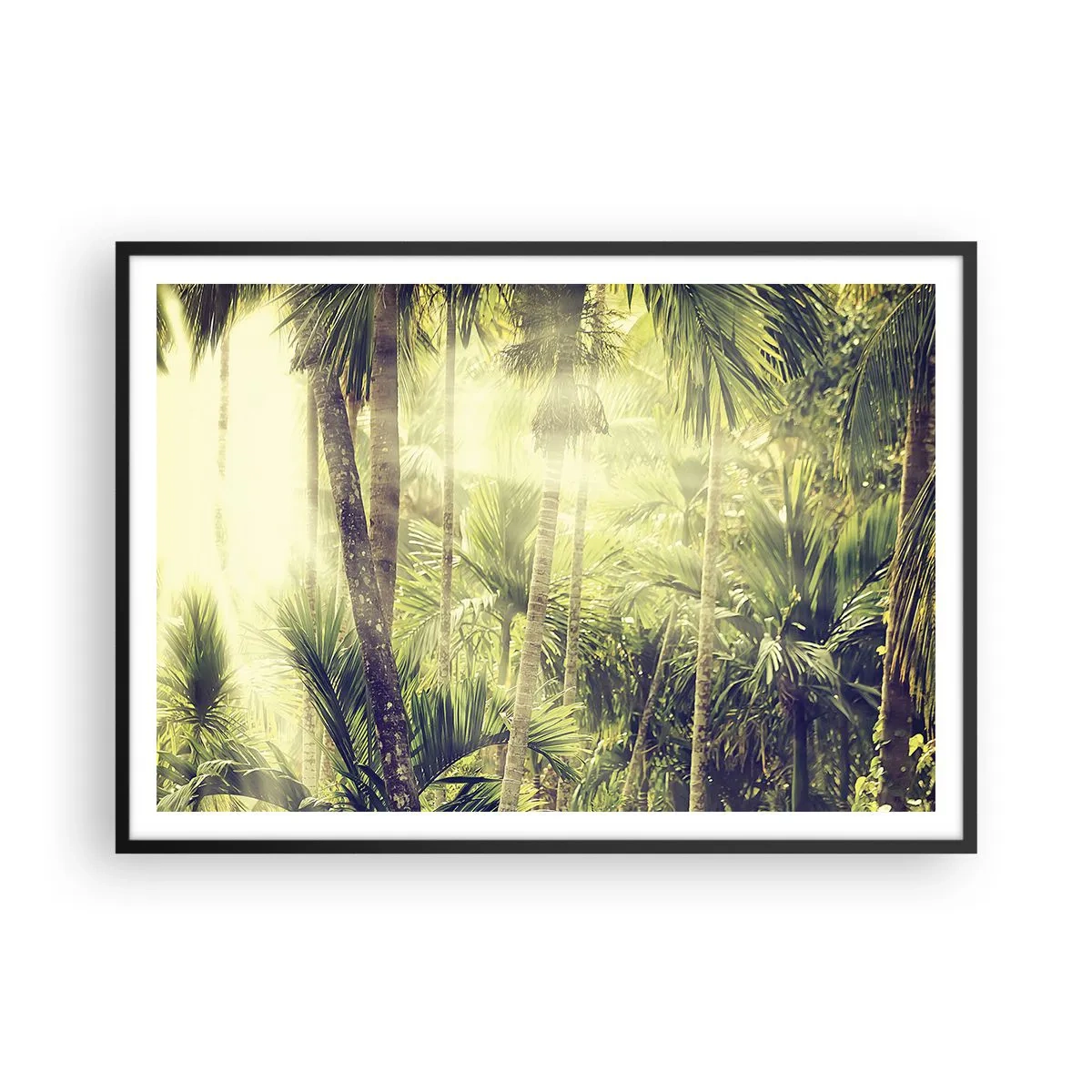 Poster in black frame - In Green Heat - 100x70 cm