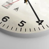 Clock face with numbers