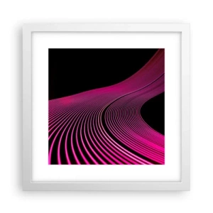 Poster in white frmae - Alley of Light - 30x30 cm