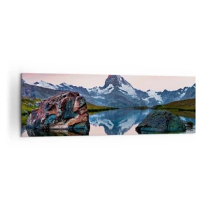 Canvas picture - Heart of the Mountains Is Hot - 160x50 cm