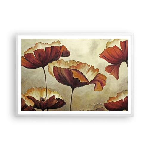 Poster in white frmae - Piece of Meadow - 100x70 cm