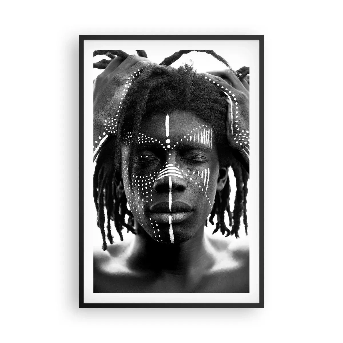 Poster in black frame - Where Are You? - 61x91 cm