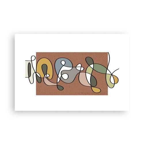 Poster - Abstract Worthy of a Smile - 91x61 cm