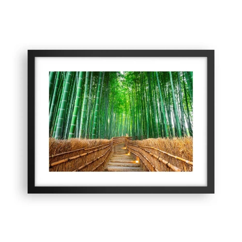Poster in black frame - Essence of Asian Nature - 40x30 cm