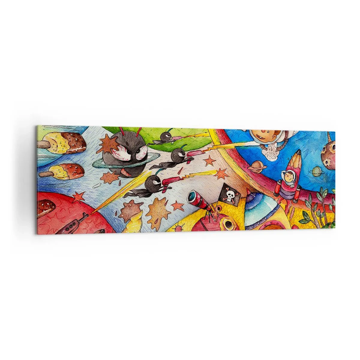 Canvas picture - Great Space Adventure - 160x50 cm