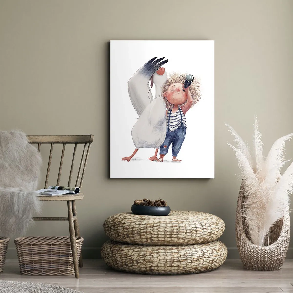 Canvas picture - Plan of a Great Journey - 70x100 cm