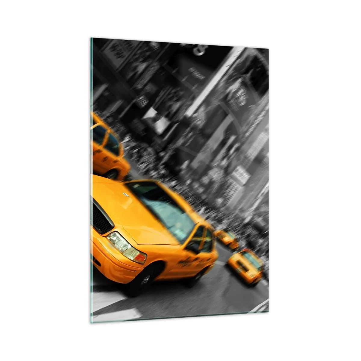Glass picture - New York Sun Drops - 50x70 cm