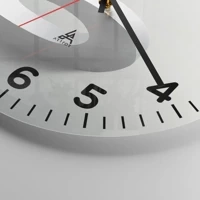 Clock face with numbers