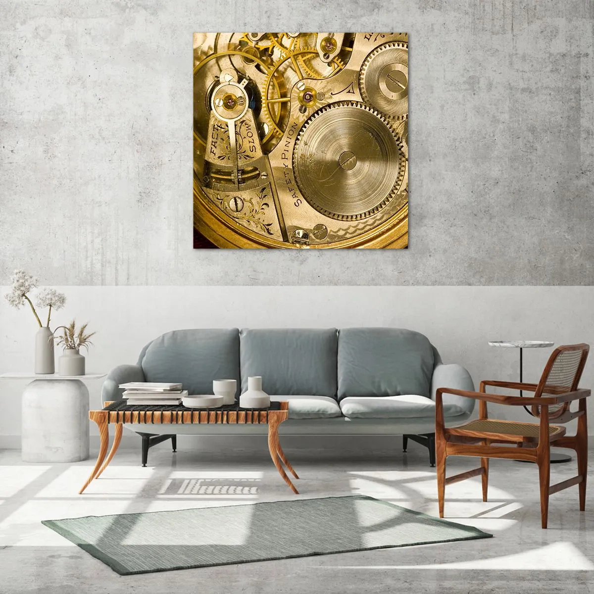 Glass picture - Follow the Zeitgeist - 30x30 cm