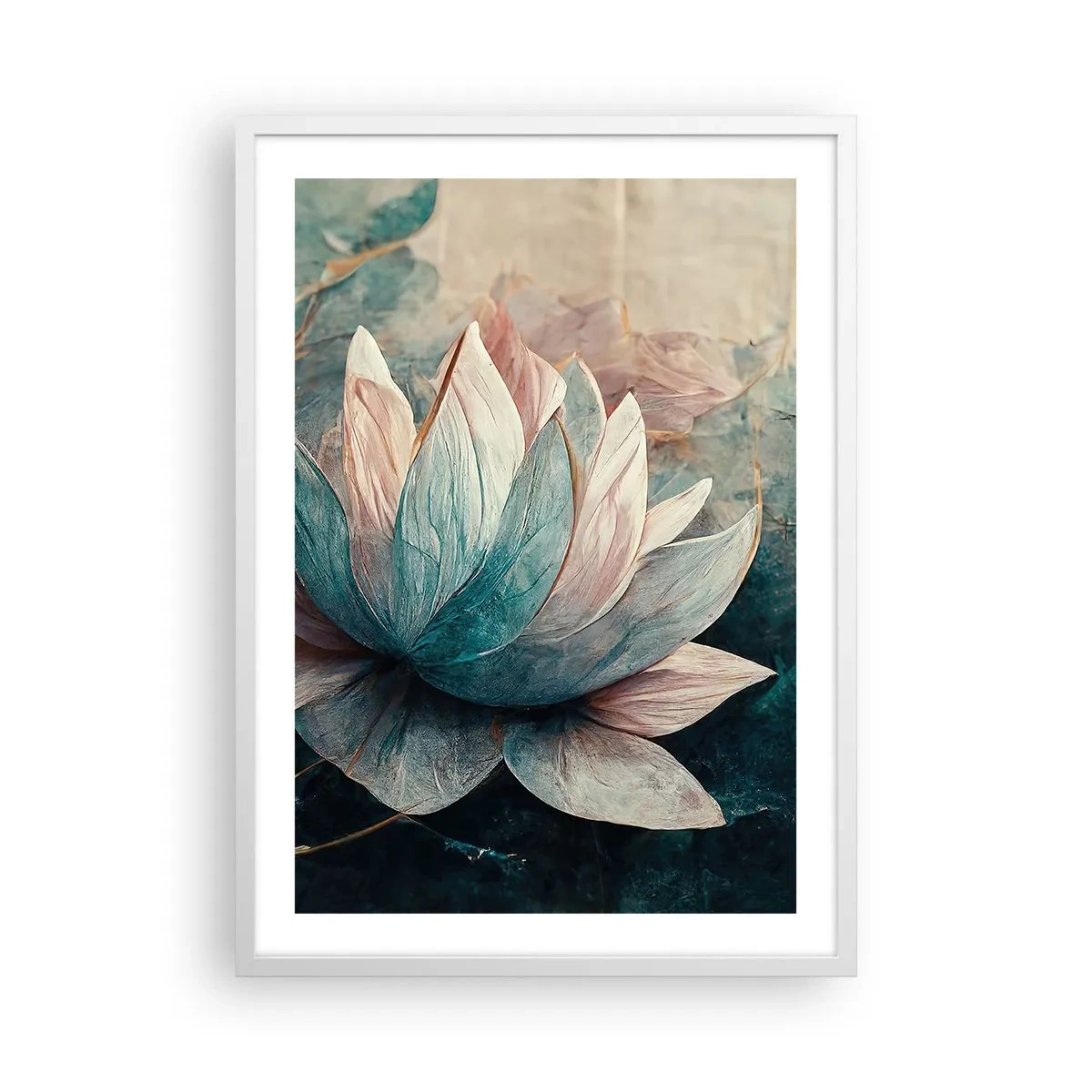 Poster in white frmae - Stars of the Lake - 50x70 cm