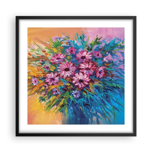 Poster in black frame - Energy of Life - 50x50 cm