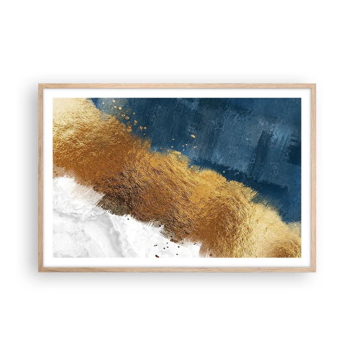 Poster in light oak frame - Colours of Summer - 91x61 cm