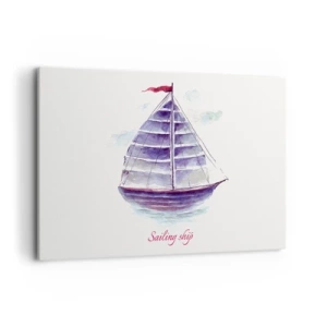 Canvas picture - Full Sails And Calm Waters - 120x80 cm