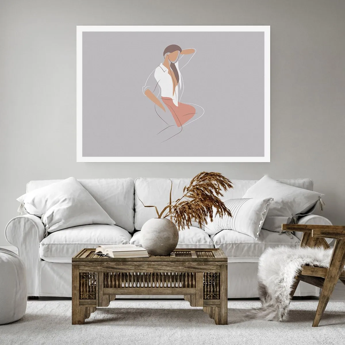 Poster - Outline of Charm - 100x70 cm