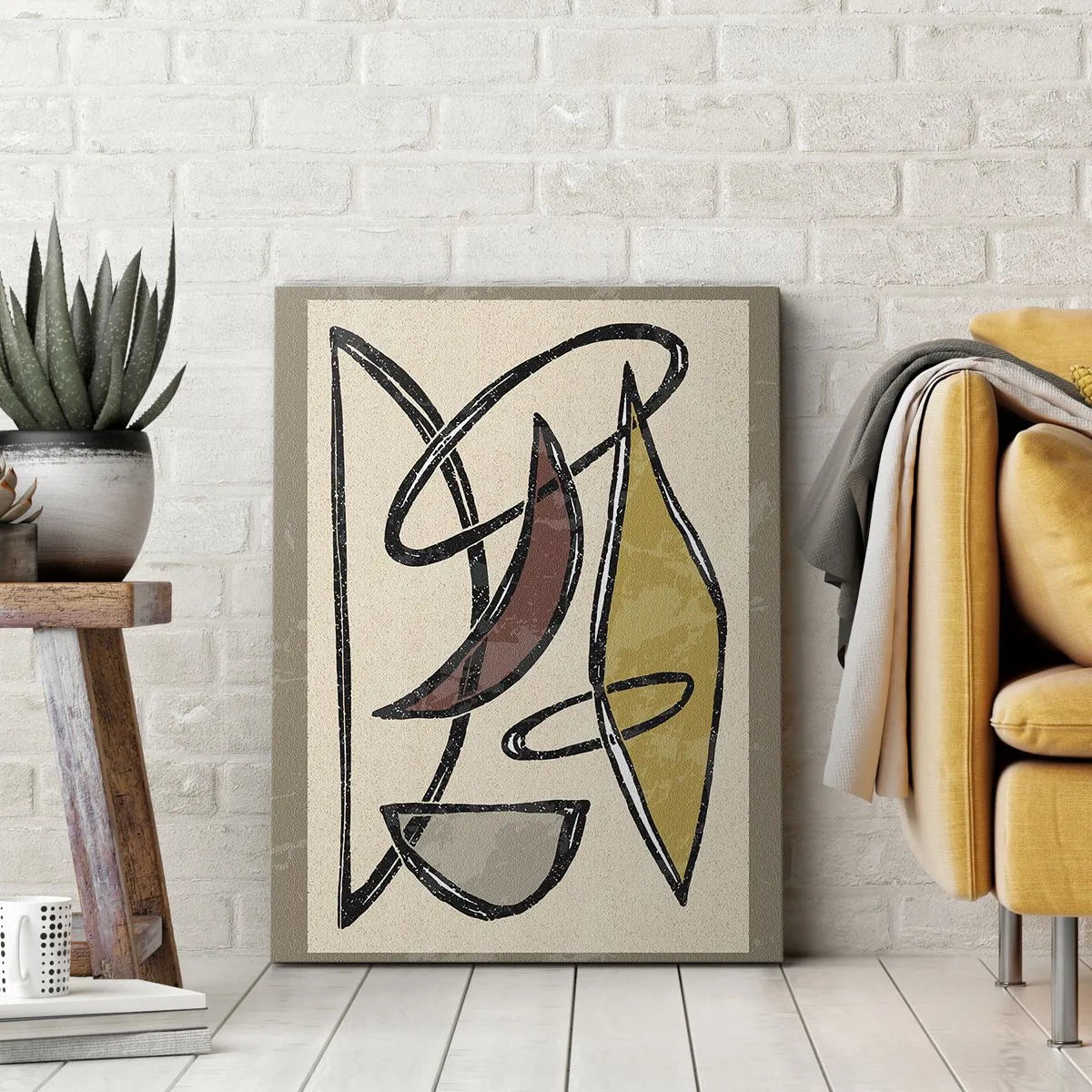 Canvas picture - Verticals and Horizontals - 65x120 cm