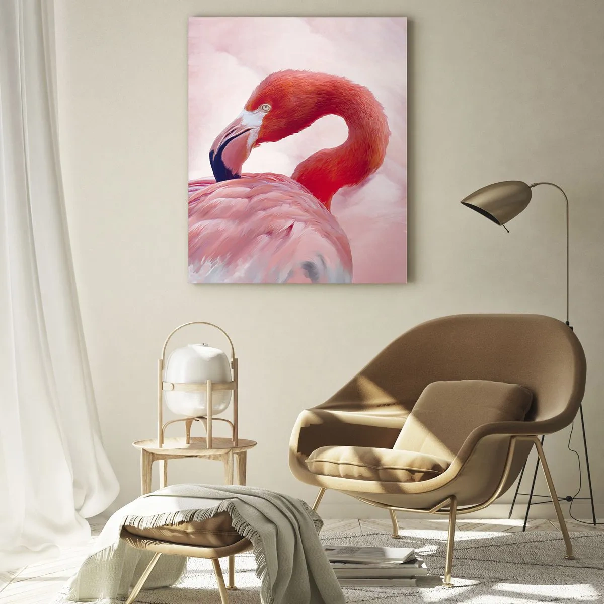 Glass picture - Bird Look - 50x70 cm