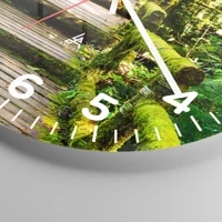 Clock face with numbers