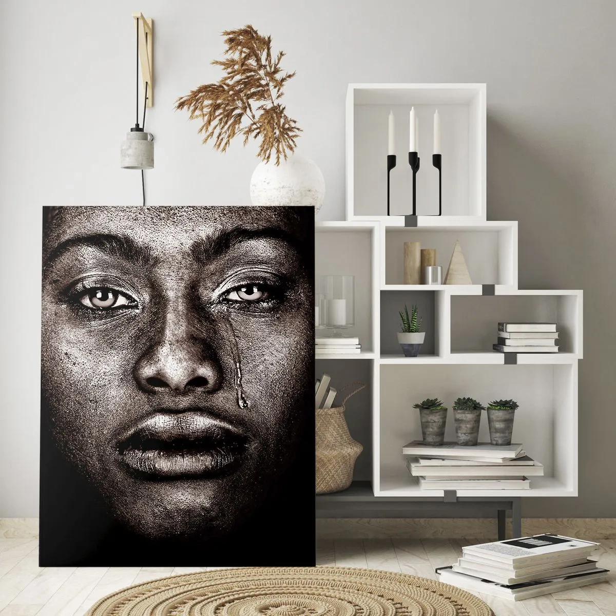 Glass picture - One Tear - 50x70 cm