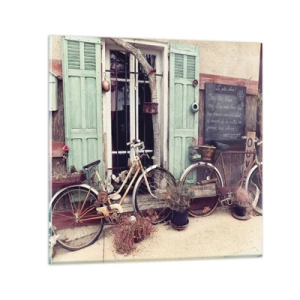 Glass picture - Long Live Province - 40x40 cm