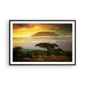 Poster in black frame - Traveller's Dream - 91x61 cm