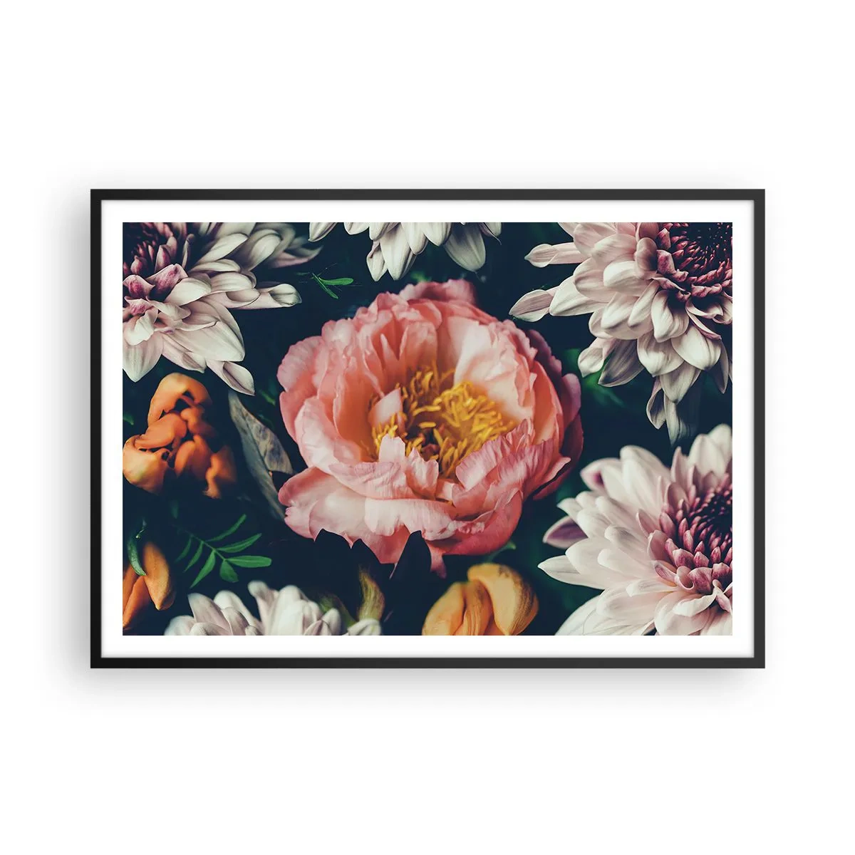 Poster in black frame - In Baroque Style - 100x70 cm