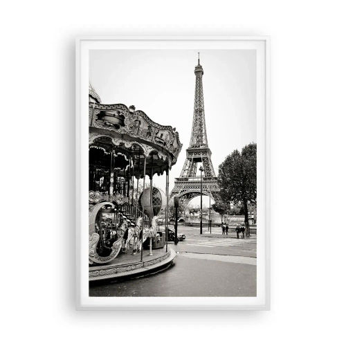 Poster in white frmae - Such Fun Only in Paris - 70x100 cm
