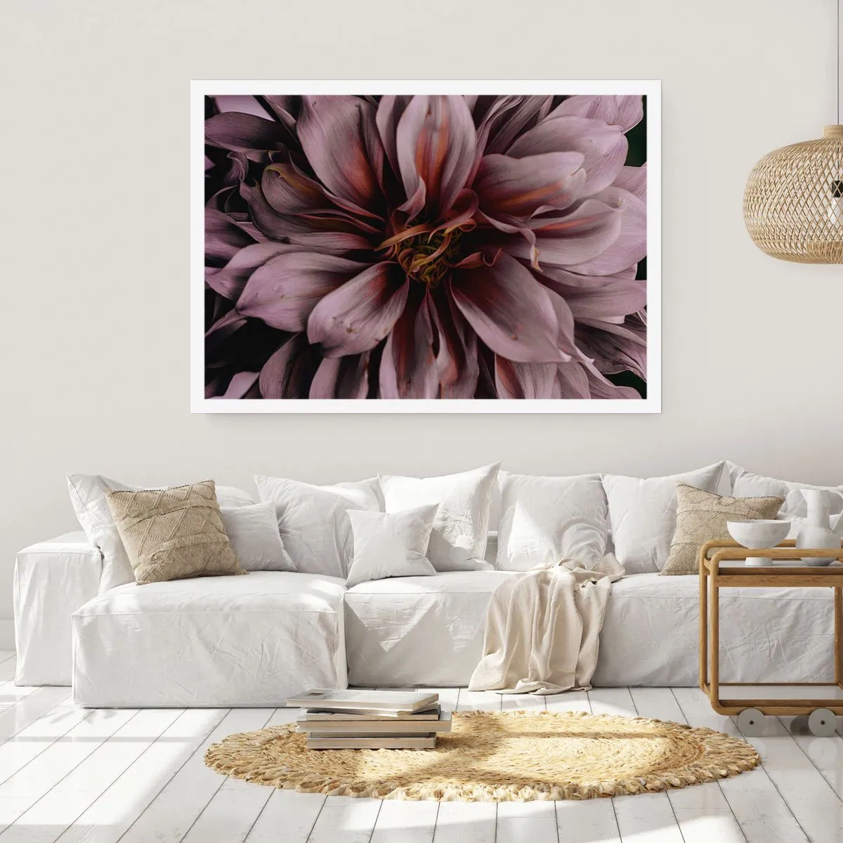 Poster - Flowery Heart - 70x50 cm
