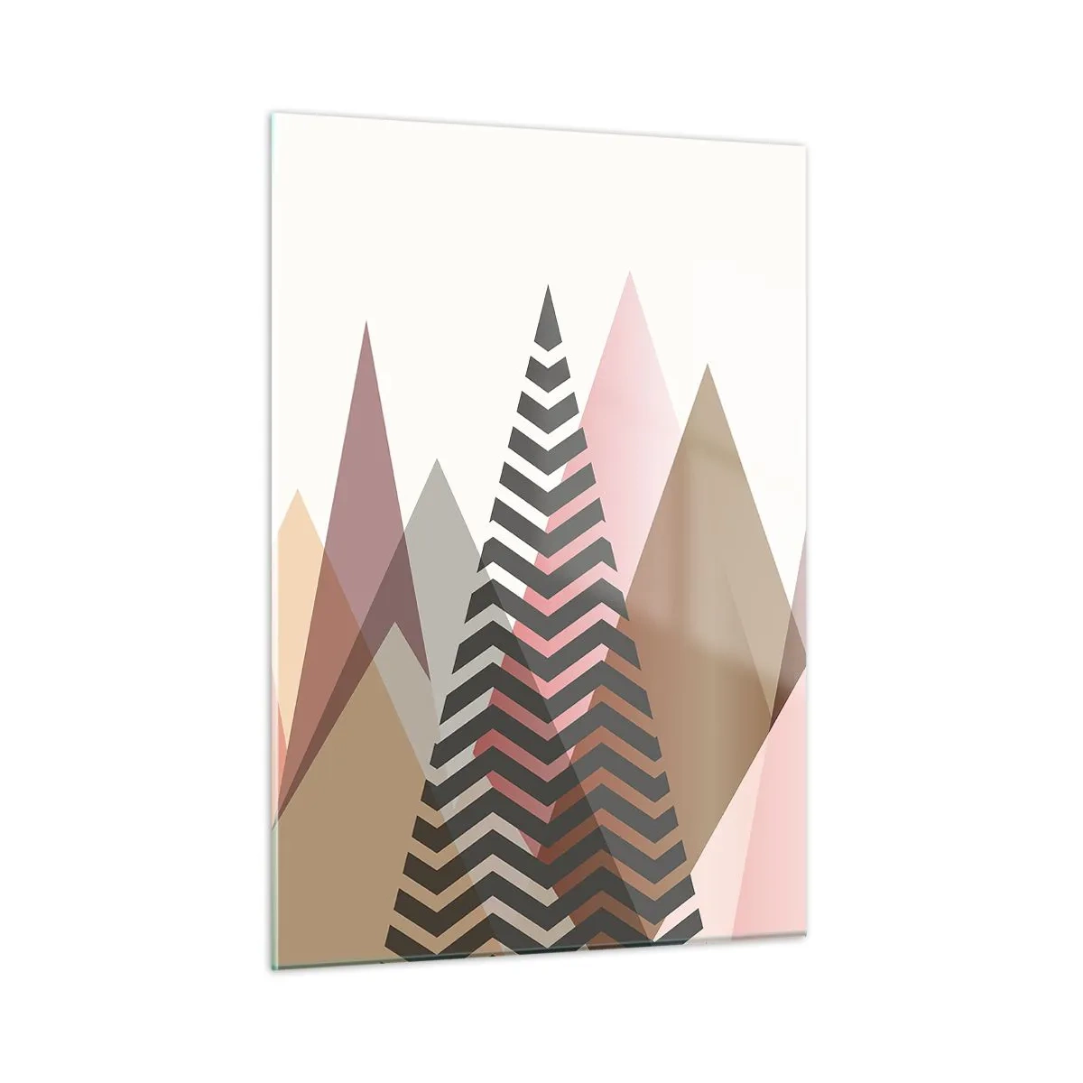 Glass picture - View of the Piramide - 50x70 cm