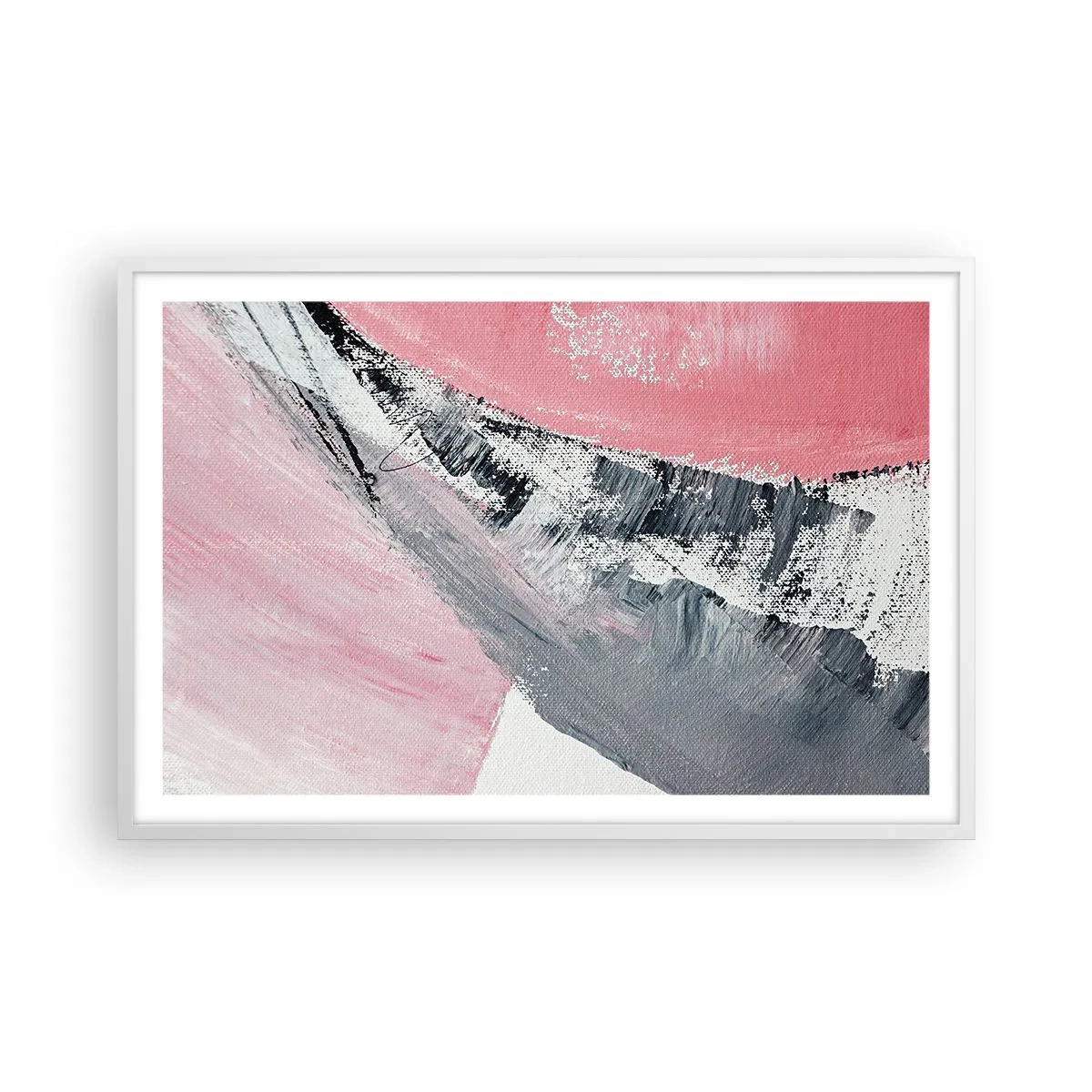 Poster in white frmae - Fitted Composition - 91x61 cm