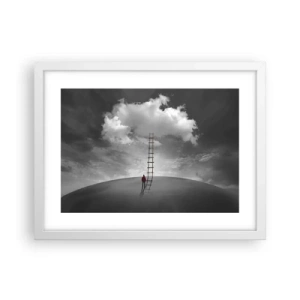 Poster in white frmae - Everything Is Poissible - 40x30 cm