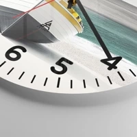 Clock face with numbers