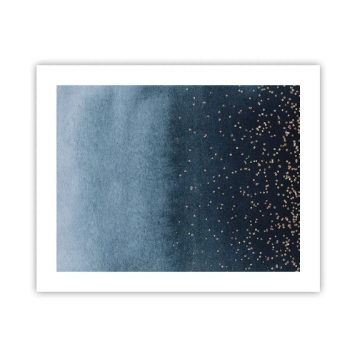 Poster - Composition - Blue Phases - 50x40 cm