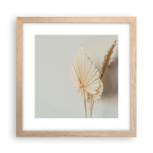 Poster in light oak frame - When It Needs Calming Down - 30x30 cm
