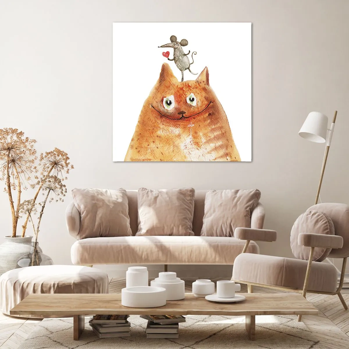 Canvas picture - Love Paradoxes - 70x70 cm