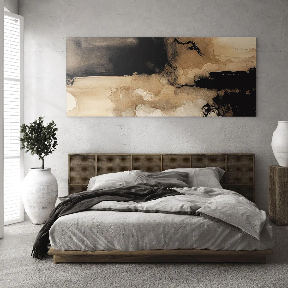 Glass picture - Intriguing Abstract - 120x50 cm