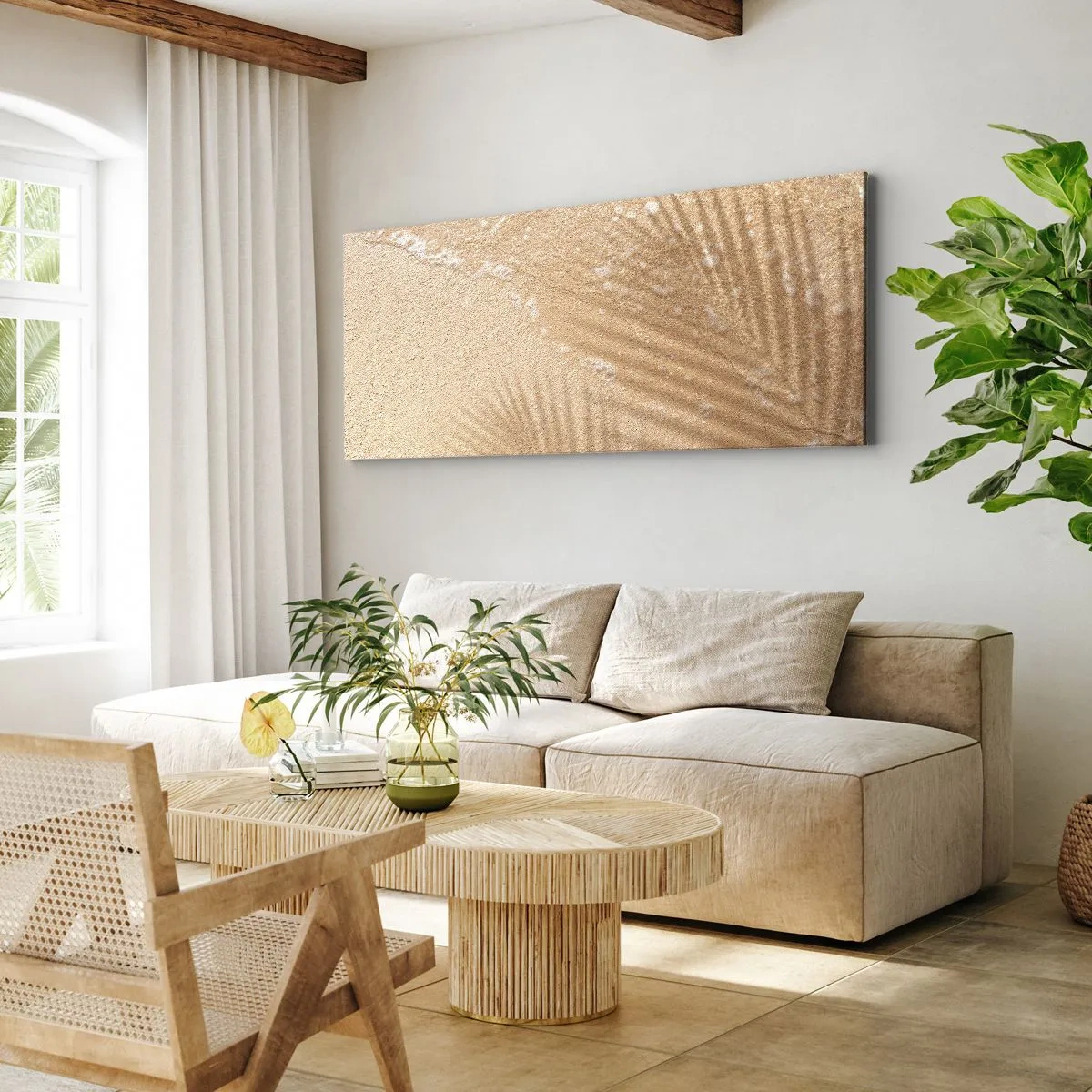 Canvas picture - Shadow of a Hot Summer - 100x40 cm