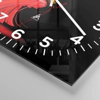 Clock face with numbers