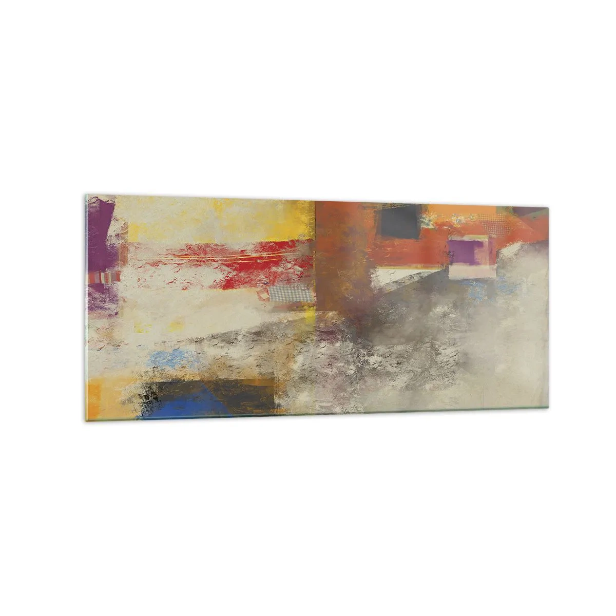 Glass picture - Geometry of Colours - 120x50 cm