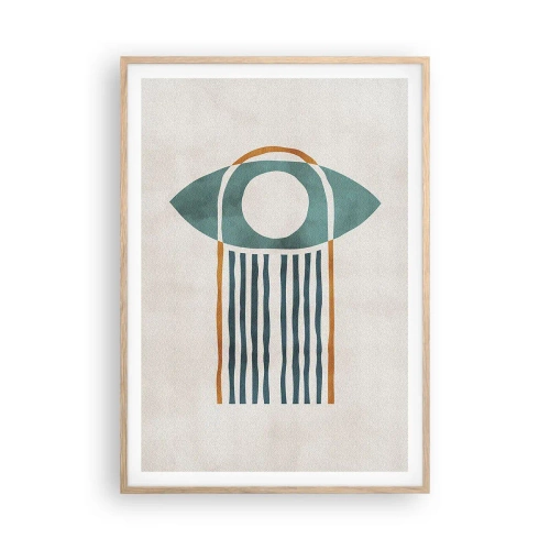 Poster in light oak frame - Signs and Rituals - 70x100 cm